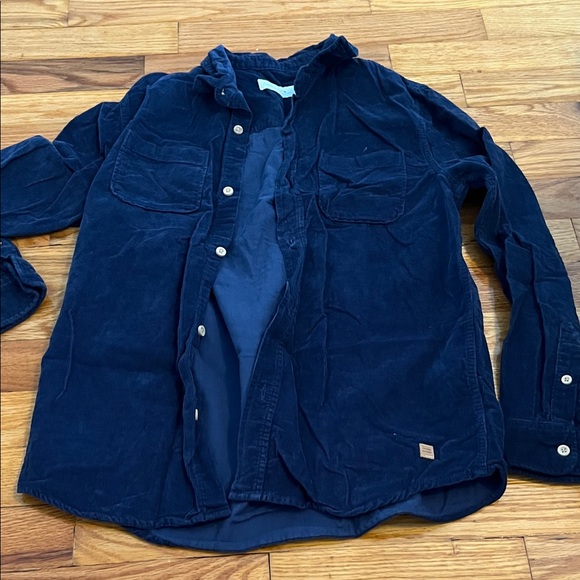 Zara Kids Navy Blue Button Down Shirt - Picture 1 of 2
